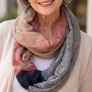 Earthy Tones Infinity Scarf